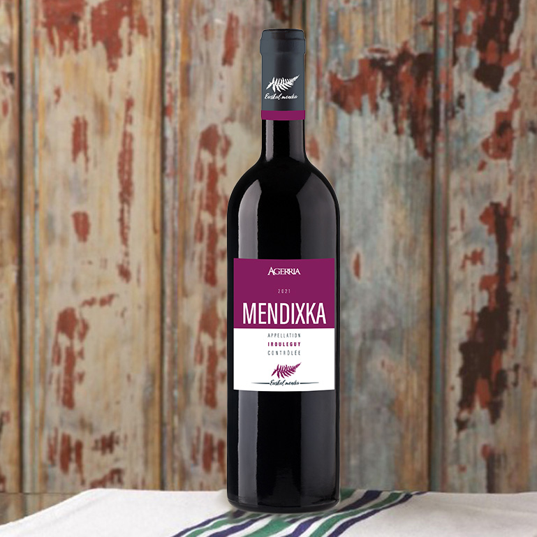 Mendixka rouge vin d'Irouleguy AOP